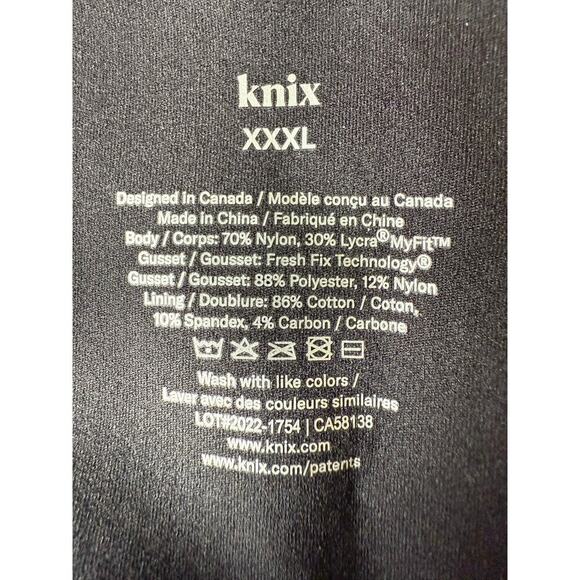 Knix Leakproof Active Leggings Compression Womens Size XXXL in Black - Picture 4 of 4